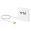 Φορητή κεραία 2.4G/5G/6G WiFi 6E για κάρτα δικτύου, Λευκή 1