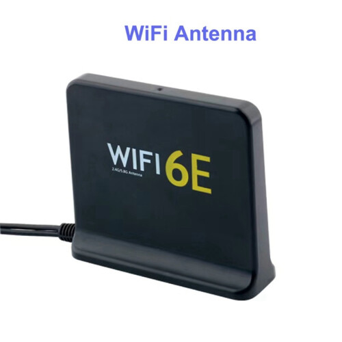 Φορητή κεραία 2.4G/5G/6G WiFi 6E για κάρτα δικτύου, Λευκή 2