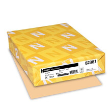 Vellum Bristol exato 8.5 """" x 11 """" 67 lb/147 gsm tan 250 folhas (82381)