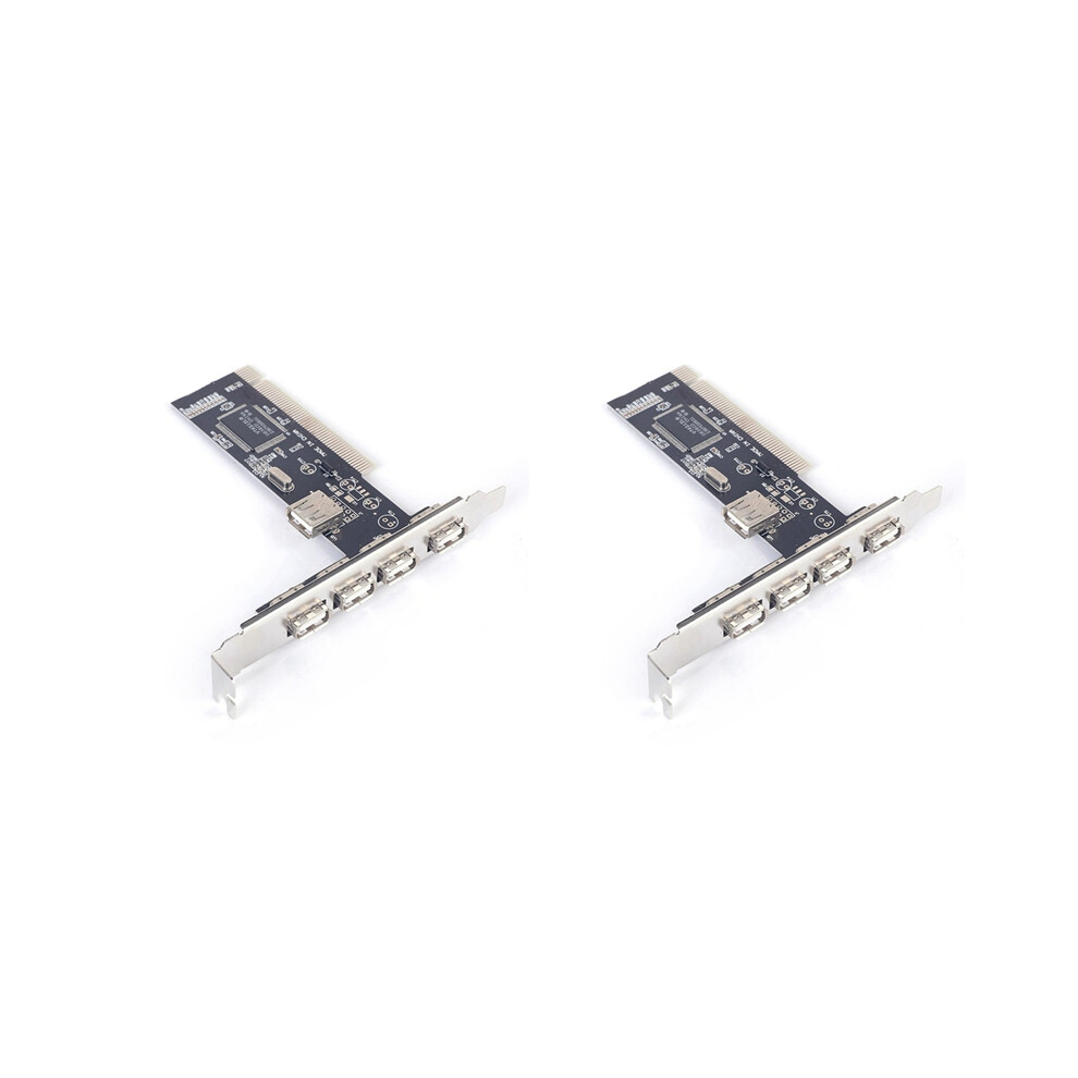 Schede Pci Usb 2.0 A 4 Porte Via Hub Per Vista Me Xp 2000 98 Se