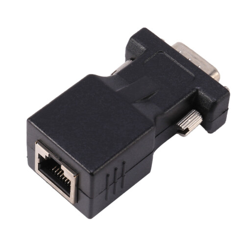 Extensor VGA Macho para LAN CAT5 CAT6 RJ45 Cabo Adaptador de Rede 2