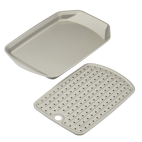 Rachael Ray Bakeware Nonstick Crisp e Slide Sheet Pan Set 2