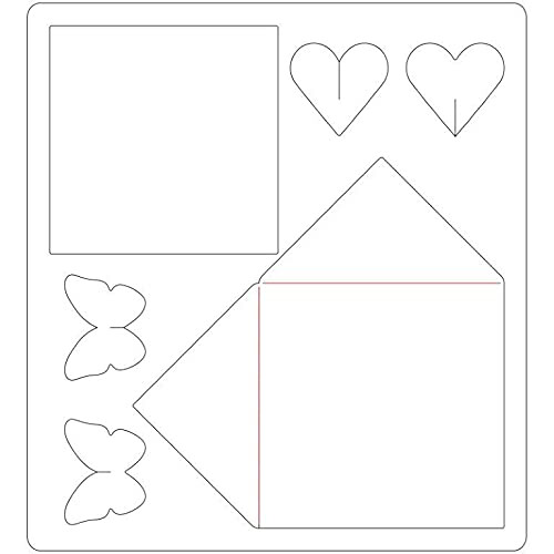 Sizzix Bigz Die Μίνι Κάρτα και Φάκελοι από την Kath Breen, 665483, Πολύχρωμο 1