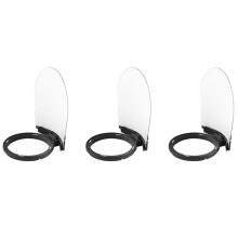 3X -R12 Carte de rebond ronde Flash para H200R V1 Series,V1-S,V1-N,V1-C,AD200 Pro,AD200 Shading Plate