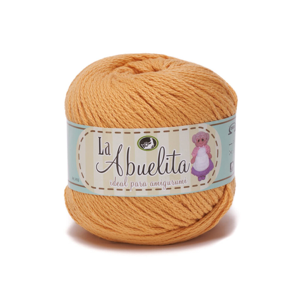 La Abuelita - Fil 100% Coton (50Grammes) - Id Al Pour Amigurumi - 05 Moutarde-image