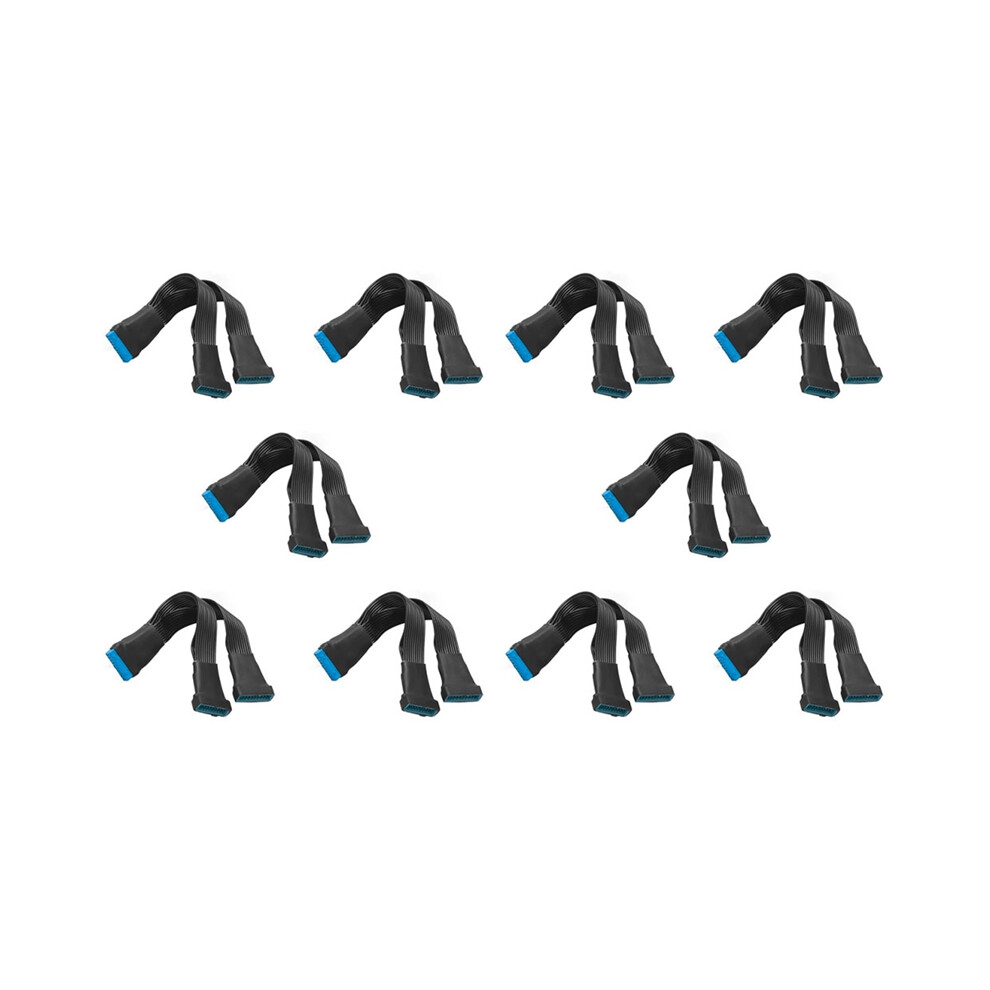 Cavo Di Prolunga Splitter 1 A 2 Con Connettore Usb 3.0 A 19 Pin Per Scheda Madre