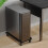 Supporto per torre per computer regolabile con ruote girevoli mobili 3