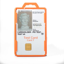 Identity Stronghold Secure Badge Holder Duolite Orange (IDSH2004-001B-org)