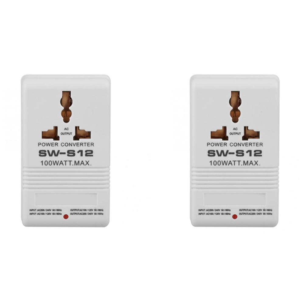 Sw-S12 100W Voltage Transformer Travel Dual Channel Power Converter 4853542346275
