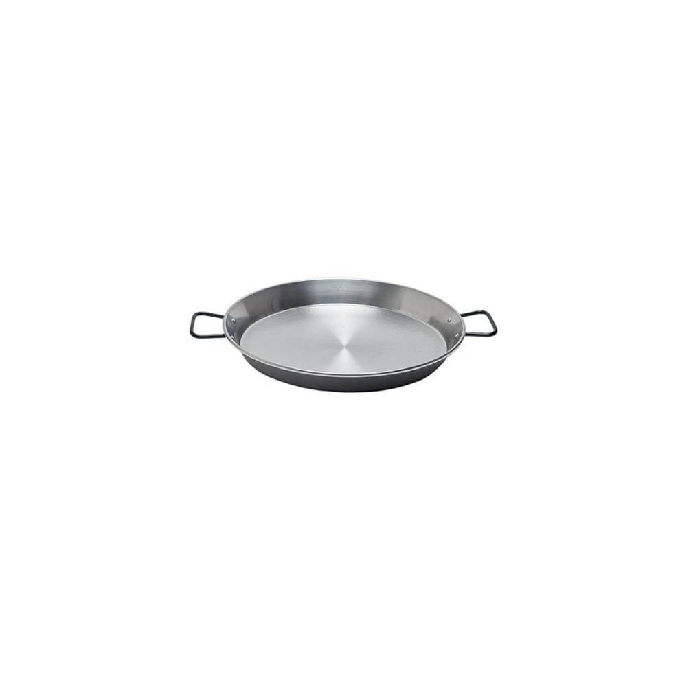 Garcima 22-Inch Pata Negra Restaurant Grade Paella Pan 55Cm Groot Zilver-image