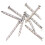 MD Building Products 95638 Pregos de parafuso de 1-1/4 polegadas para carpete metlico prateado 1
