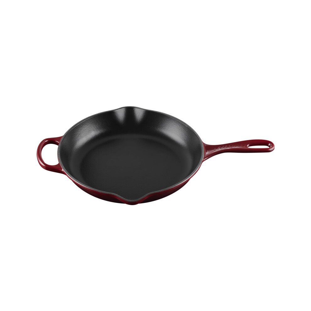 Le Creuset Enameled Cast Iron Signature Iron Handle Skillet  10.25""""  Rhone