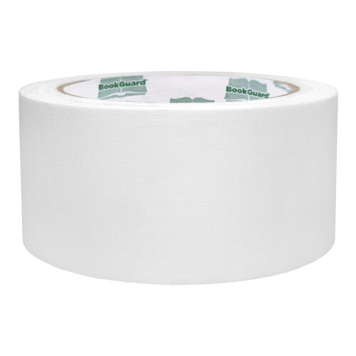 BookGuard Ruban de Réparation de Reliure de Livre Premium 2 Pouces, 15 Yards, Blanc