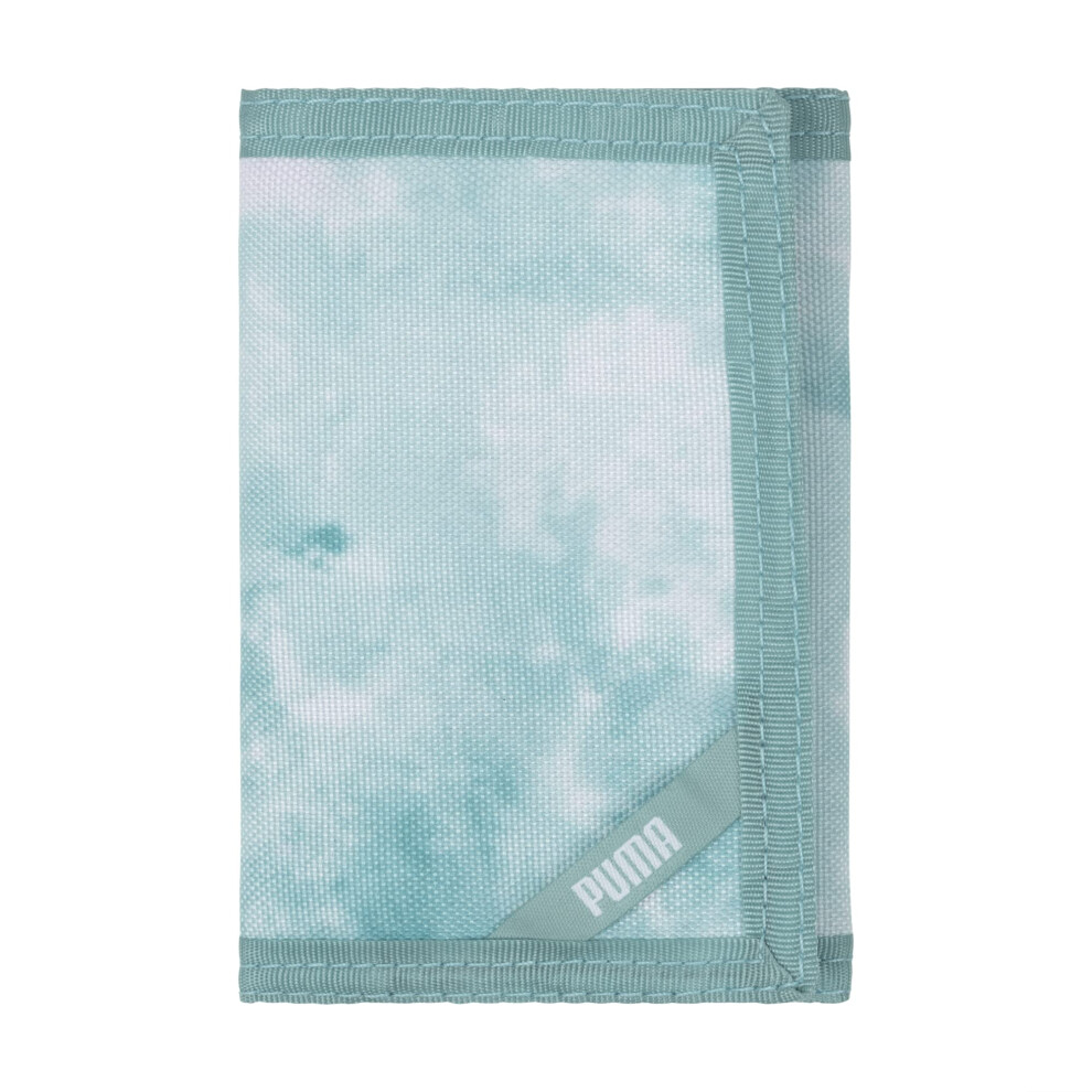 PUMA unisex child Rise Trifold Tri Fold Wallet  Turquoise Aqua  One-Size US