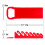 Ernst Manufacturing - 5072-Red Gripper Stubby Wrench Organizer 7 Tool Red 4