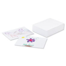 Ekologick    recyklovan    kresliaci papier biely strednej gram   e 9"""" x 12"""", 500 listov