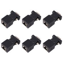 VGA Extender Male naar LAN CAT5 CAT6 RJ45 Netwerkkabel Adapter