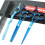 6,0 inch professionele haarknipschaar set met scheermes (blauw) 1