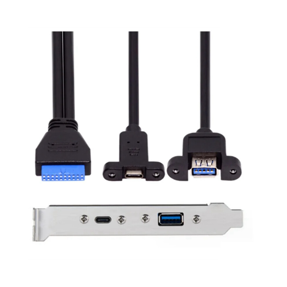 5Gbps Rear Usb 3.1 Port Expansion 20Pin To Type-C Female Data Cable 4853542348309