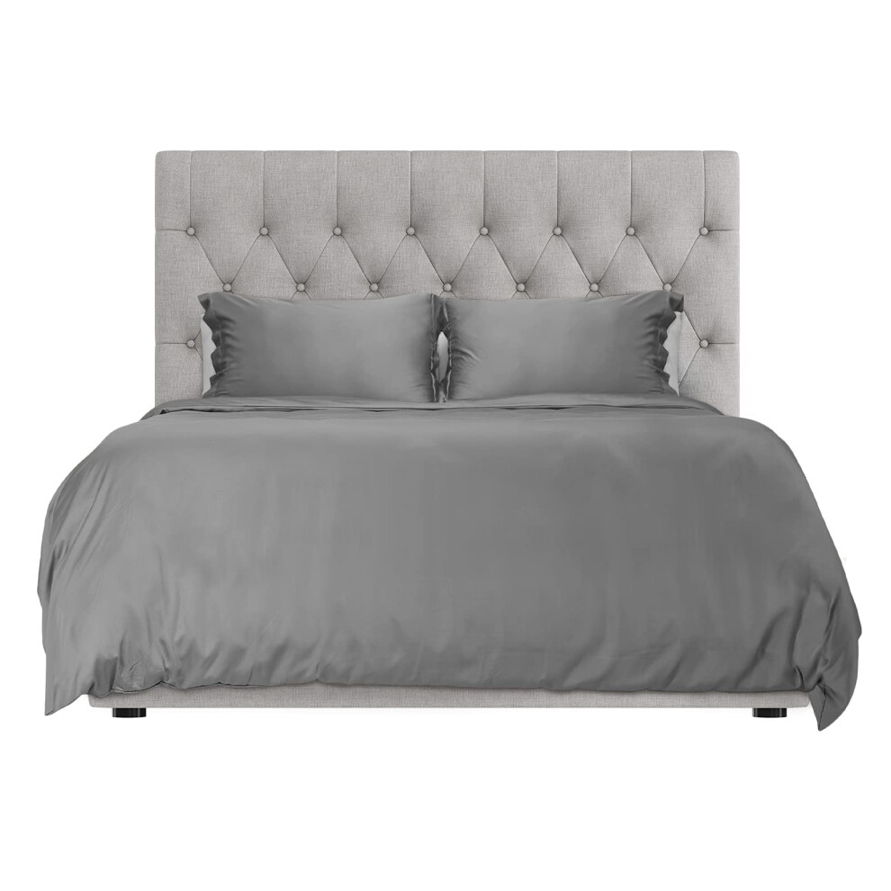 Parure de lit 3 pi   ces avec housse de couette et draps de lit Hotel Sheets Direct, bleu marine, pour lit double