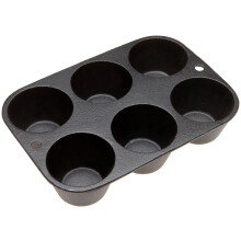 Forma na muffiny - predkorenen liatinov forma 7-3/4 palca x 5-1/2 palca od Old Mountain