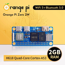 Placa de Desenvolvimento Zero 2W 2GB RAM DDR4 Mini PC Allwinner H618 WiFi Bluetooth 5.0 Computador ÃºNica