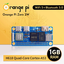 Placa de Desenvolvimento Zero 2W 1GB RAM DDR4 Mini PC Allwinner H618 WiFi Bluetooth 5.0 Computador ÃºNica