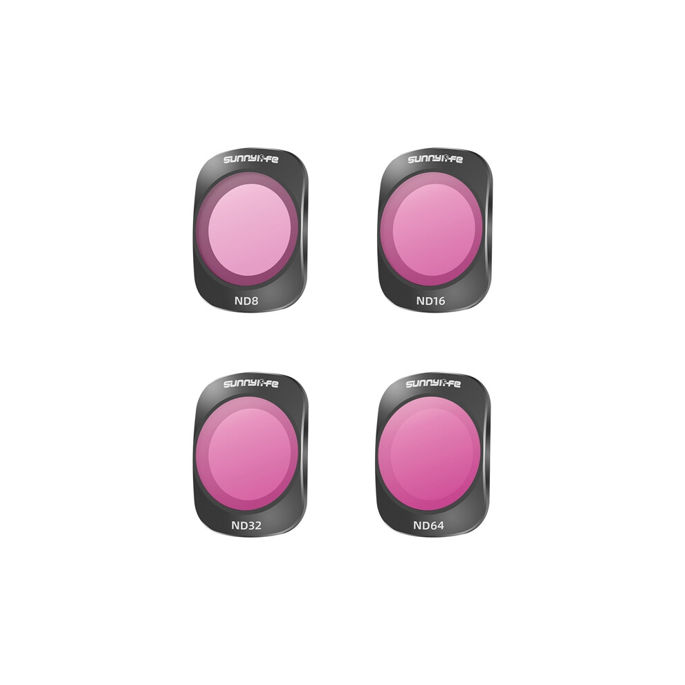 For Pocket3 Filter Set,Nd8+Nd16+Nd32+Nd64 4853542349238