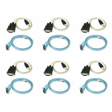 RJ45-verkkokaapeli Serial Rj45 - DB9 ja RS232 USB (2 in 1)