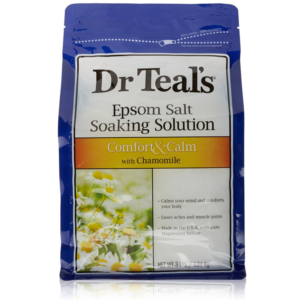 Dr. Teal's Dr Teal's Epsom Salt Soaking Solution Chamomile 48 Oz (Packaging May Vary)