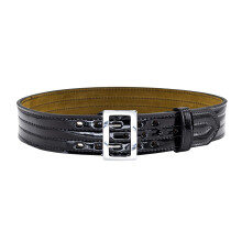 Safariland Sam Browne Buckled Belt 87-38-9: 87 SZ38 HGS BLK Hi-Gloss Black