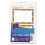 Etiquetas de crach com nome Avery 5146 2-11/32 polegadas x3-3/8 polegadas 100/PK borda dourada 1