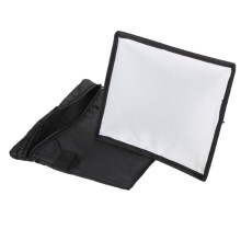 Para Câmera Dslr Capa de Flash Externo Universal Luz Preenchimento PortáTil Mini Softbox Telhado 20X30Cm Macia