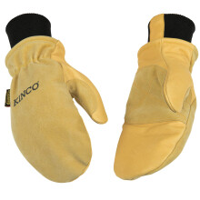 Kinco - Premium Leder Arbeits- und Skihandschuh mit Nikwax Wasserdichtwachs, (901T)