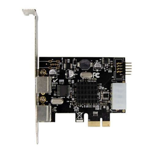 PCI-E Dual Port PS2 Expansion Adapter Card External Device for PC 2