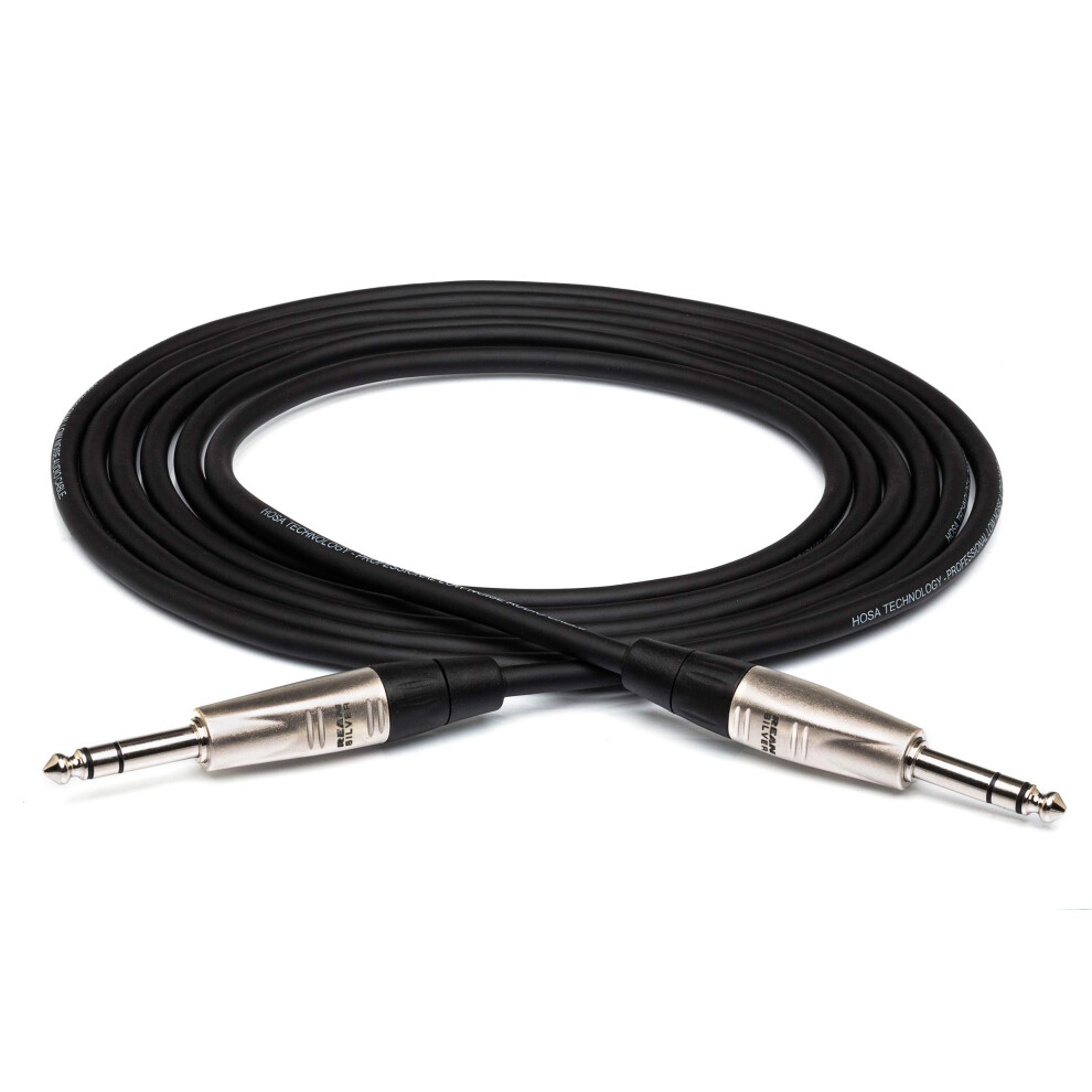 Hosa Hss-020 Rean 1/4 Trs To Rean 1/4 Trs Pro Balanced Interconnect 20 Feet 613815578253
