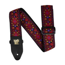 Correia de guitarra/baixo Ernie Ball Classic Jacquard - Crimson Royal Bloom (P05369)