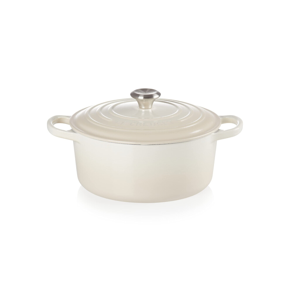 Le Creuset Enameled Cast Iron Signature Round Dutch Oven  3.5 qt.   Meringue