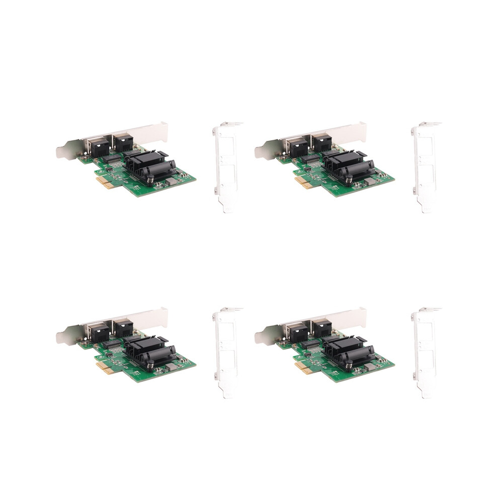 2Port Gigabit Pcie Network Card 1000M Dual Ports Pci Ethernet Adapter 4853542350579