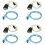 Cavo di rete RJ45 seriale Rj45 a DB9 e RS232 USB (2 in 1) 2