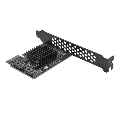 Placa de ExpansãO PCI-E para SATA3.0 Mesa Adaptador 6G Array RAID0/1/SPAN 2