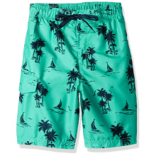 Kanu Surf Jungen Echo Quick Dry UPF 50+ Strand-Badehose, Harbor Green, 5 6 US
