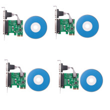 RS232 -232 sarjaportti COM & DB25 tulostin rinnakkain