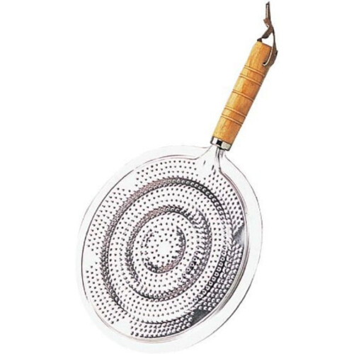 2 Simmer Ring Flame Heat Diffuser with Wooden Handle 2 Pack with Hanging Loop 1