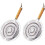2 Simmer Ring Flame Heat Diffuser with Wooden Handle 2 Pack with Hanging Loop 1