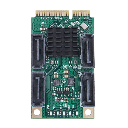 Mini PCI-E SATA 4 Port III 6G PCI Express Controller Card 2