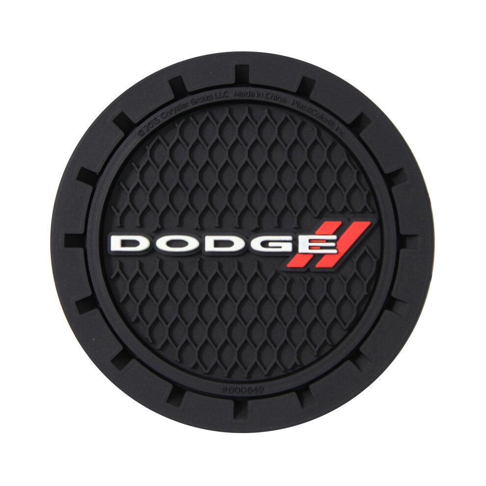 Plasticolor 000649R01 Dodge Logo Auto Car Truck Suv Cup Holder Coaster 2-Pack 081134106493