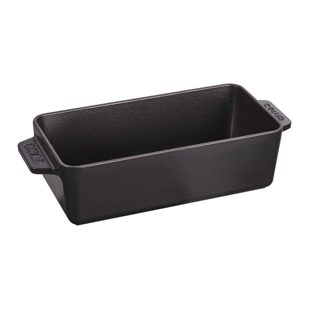Photos - Bakeware Staub Cast Iron 12.75-inch x 5.25-inch Loaf Pan - Matte Black Made in France 13102323 
