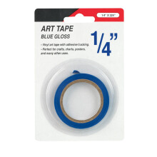CoscoProducts Cosco Art and Drafting Tape Blue Gloss 1/4"""" x 324"""" (098076)