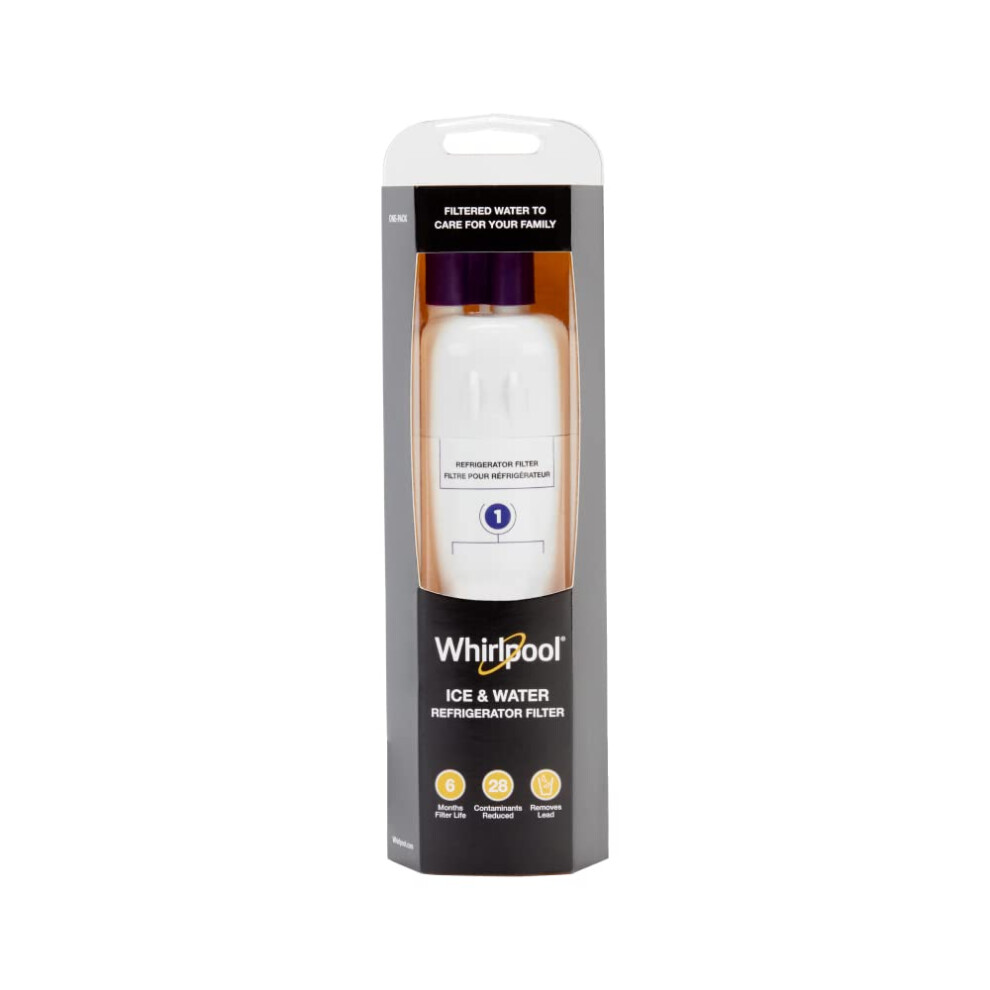 Filtre    eau et    glace pour r  frig  rateur Whirlpool  1      WHR1RXD1, paquet individuel, violet